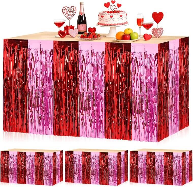 Valentine Party Skirts - Add Romantic Charm to Your Celebration! 