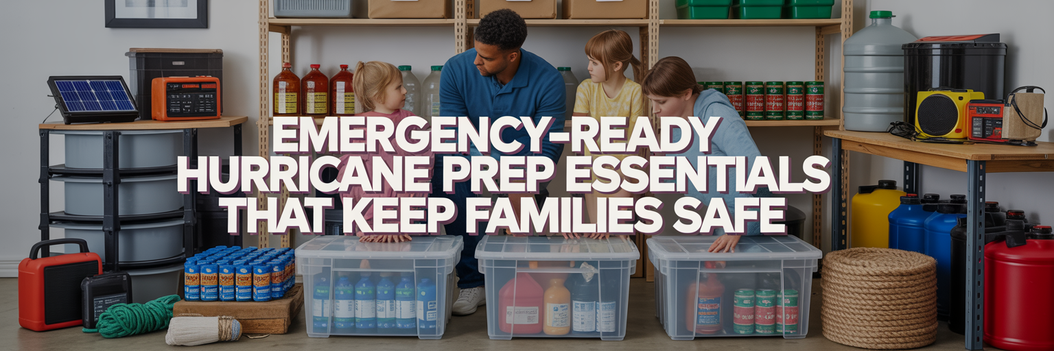 Hurricane Prep Essentials Families Should Have Before Storm Season