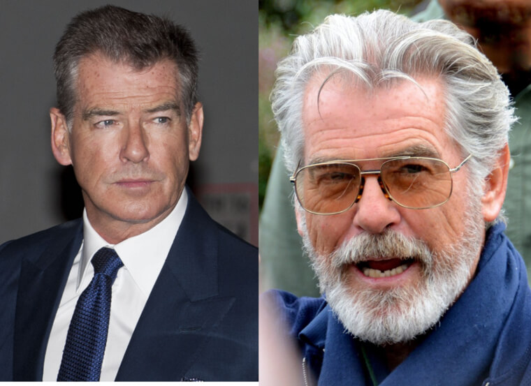 Pierce Brosnan Said Embracing His Silver Hair Was "liberating"
