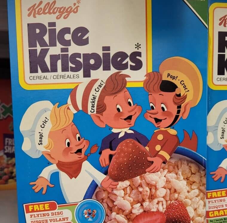 Reading Cereal Boxes for Entertainment