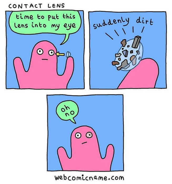 Contact Lenses Are The Enemy