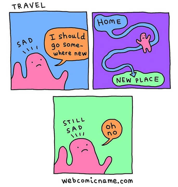 Running Away From The Problem Never Solves It