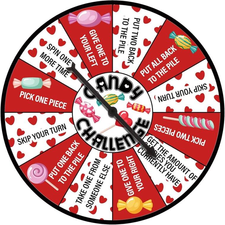 Valentine's Candy Game - Fun Spinner Challenge for All Ages