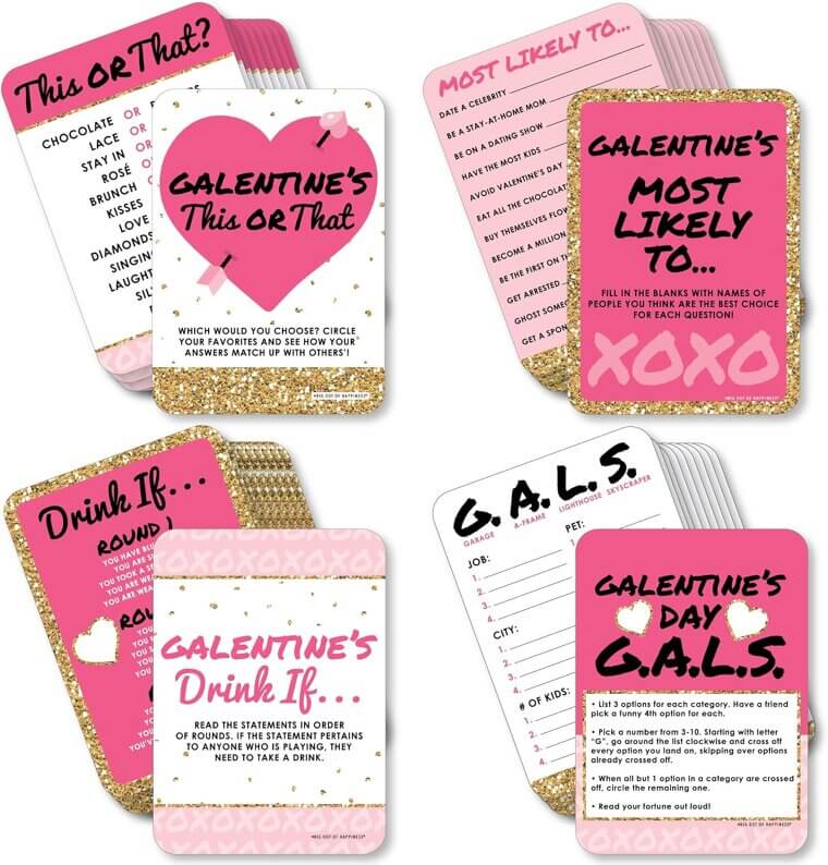 Galentine Gamerific Bundle - Fun Party Games for Girls' Night!