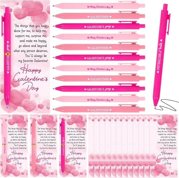 Galentine's Day Pen Set - Perfect Party Favors & Gifts! - Now 41% Off!