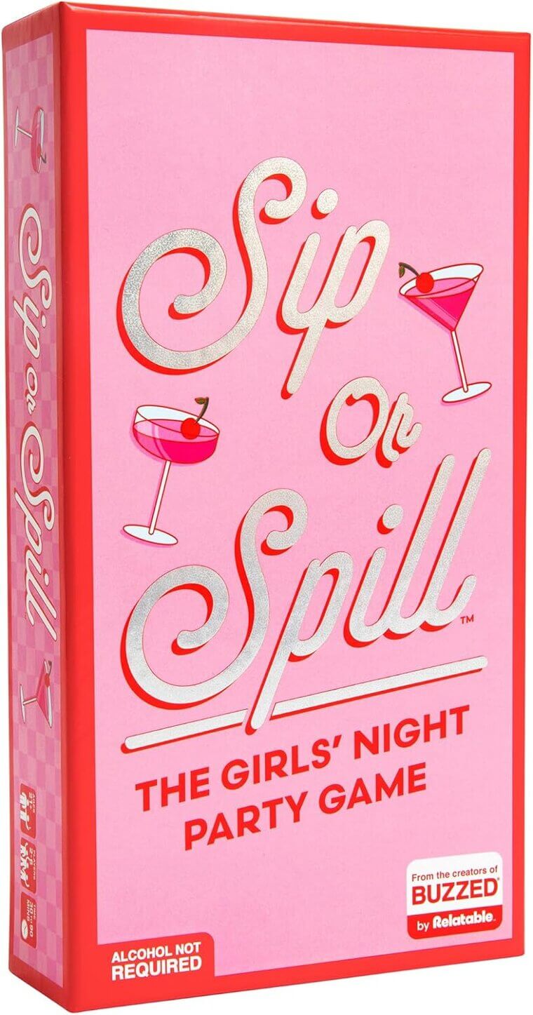 Sip or Spill Game – Fun Drinking Card Game for Parties and Gatherings