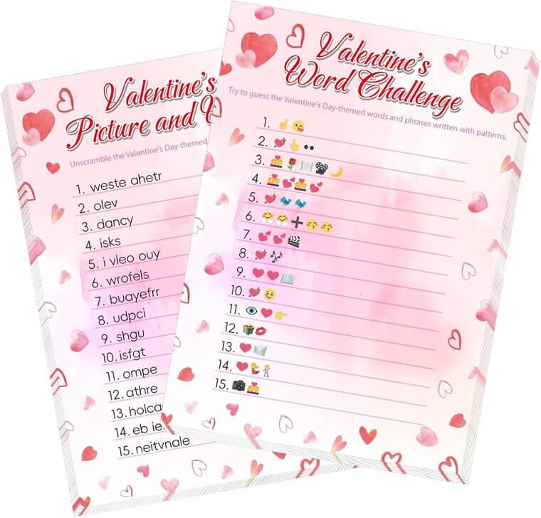 Valentines Day Games - Fun Party Activities for All Ages