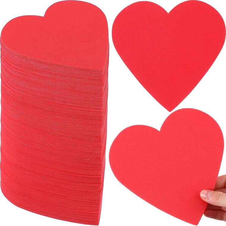 Valentine Foam Hearts - Perfect for DIY Crafts & Teaching Fun