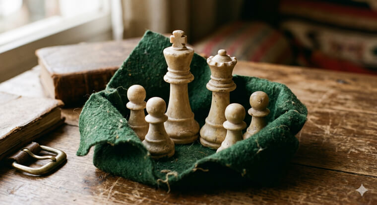 The Chess Pieces From a Game That Never Ended