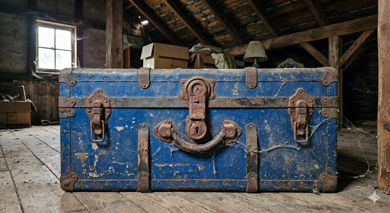 The Trunk Sat Untouched for Over 80 Years