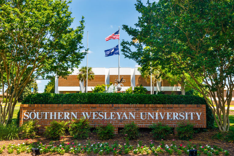 31. Southern Wesleyan University - South Carolina