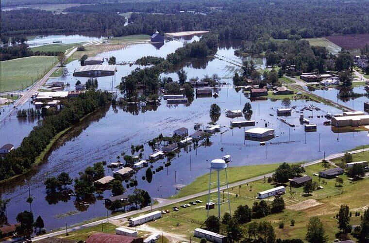 North Carolina – 1999 Hurricane Floyd – Cost: $6.9 Billion