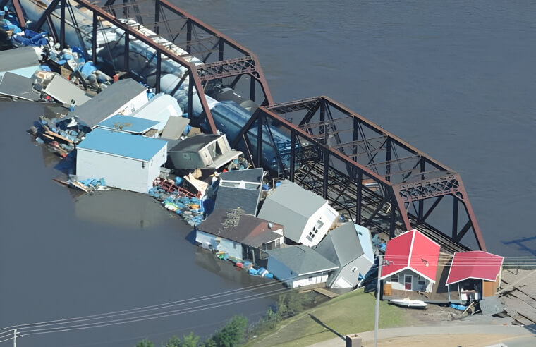 Iowa – 2008 Cedar Rapids Floods – Cost: $10 Billion