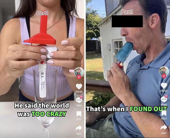 Pee Stick Popsicle Announcement