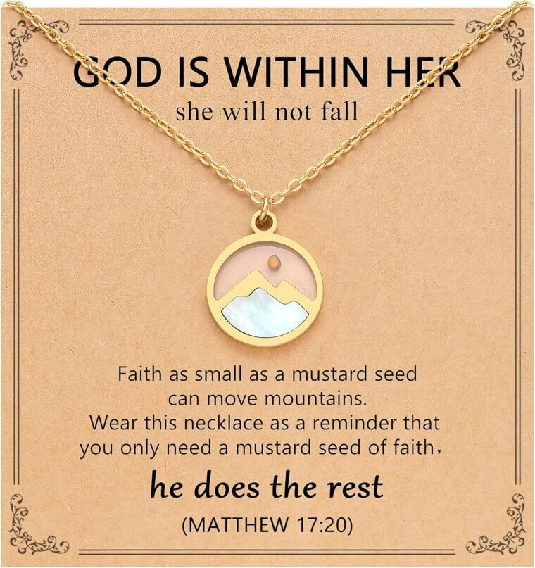 Faith Necklace - Inspiring Jewelry for Women and Teens - 21% Off!