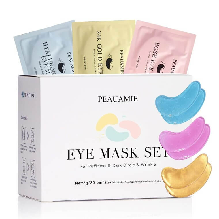 Gold Hyaluronic Eye Patches - Bright Eyes Anytime, Anywhere - Enjoy 33% Off!