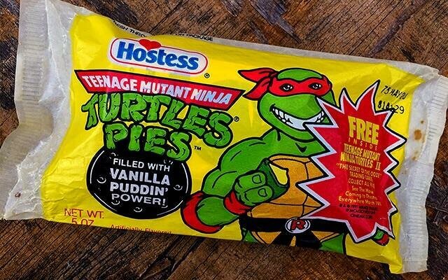 Hostess Teenage Mutant Ninja Turtles Pudding Pies