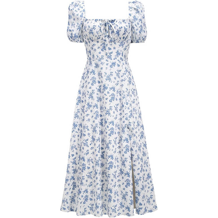 Floral Puff Sleeve Maxi - Perfect for Every Season 