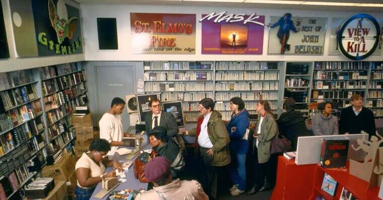 Renting Movies From Video Stores