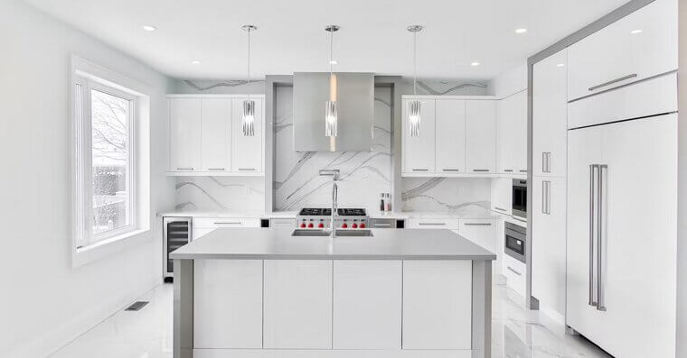 All-White Kitchens