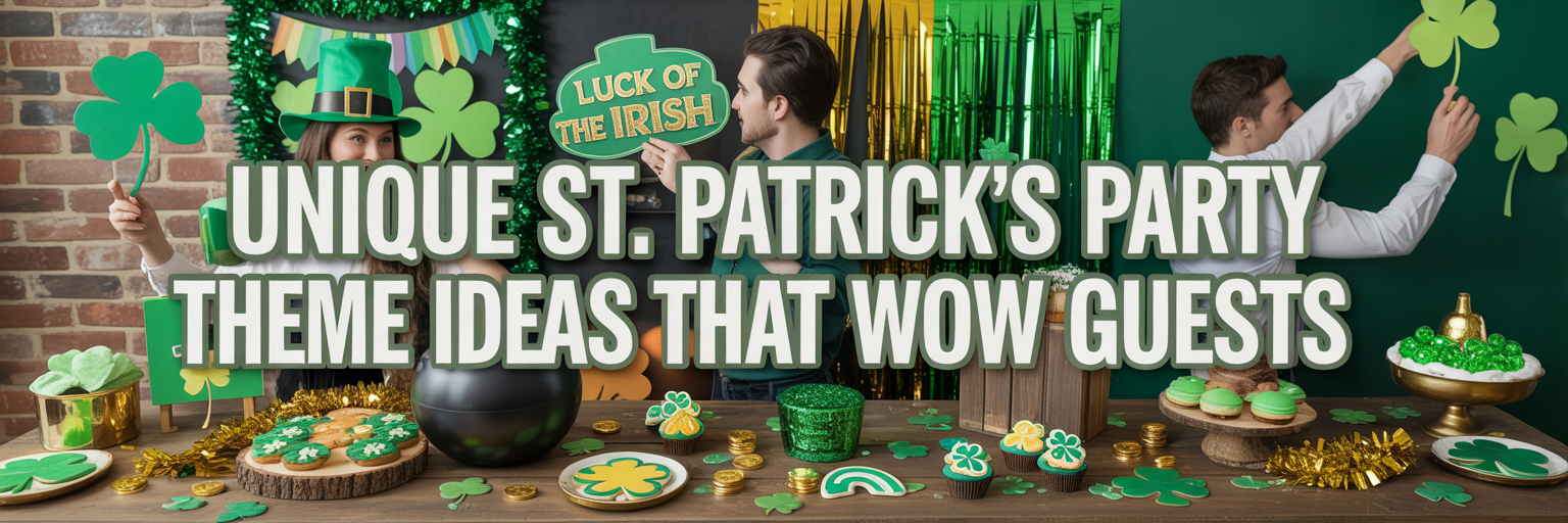 10 Unique St Patricks Party Theme Ideas 🍀🎉