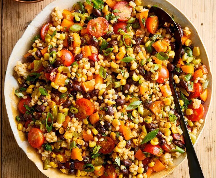 Cowboy Caviar Couscous Salad