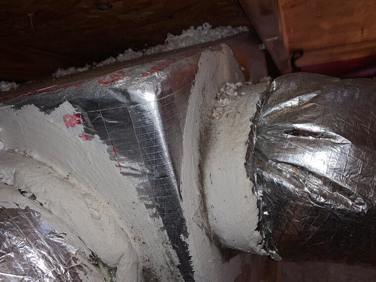 Seal Ductwork with Mastic