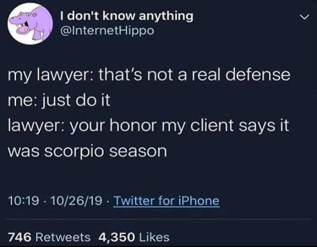 The Astrological Defense