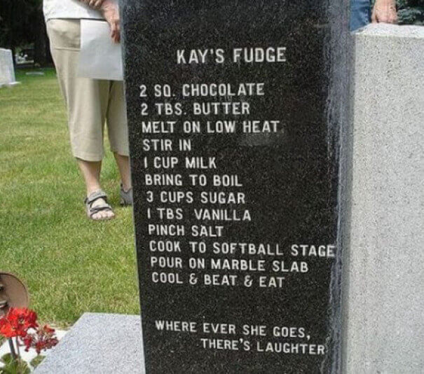 She Said She Would Take Her Fudge Recipe To The Grave