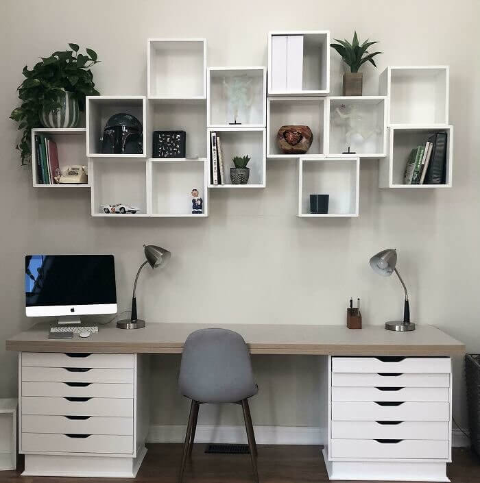 Abbinate Diversi Mobili IKEA Per Creare Un Ufficio Da Favola