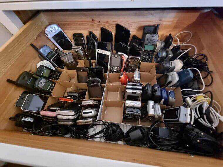 Old Phone and Accessories