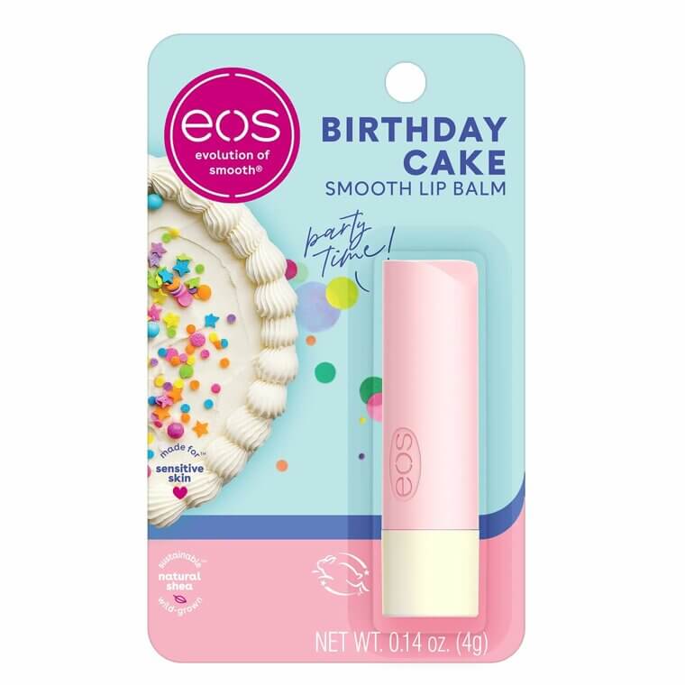 eos Shea Lip Balm - Birthday Cake Flavor Bliss