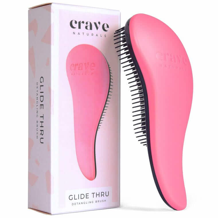 Crave Detangling Brush - Perfect for All Hair Types, Kids & Adults - Enjoy 38% Off!
