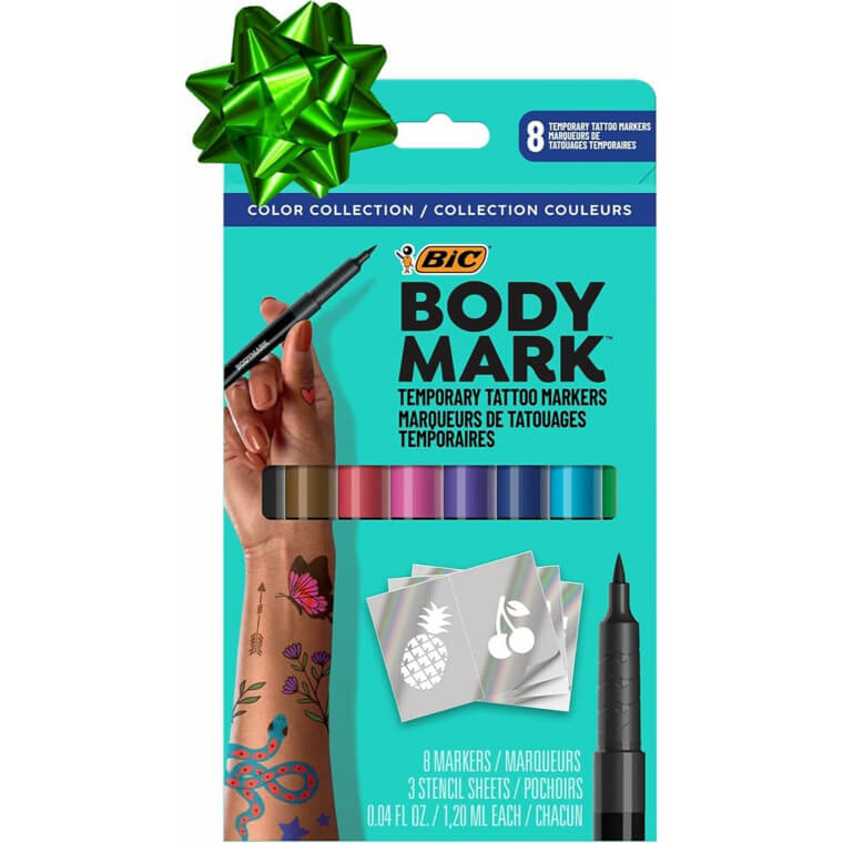 BodyMark Tattoo Markers - Vibrant, Skin-Safe, Long-Lasting Fun! - 16% Off!