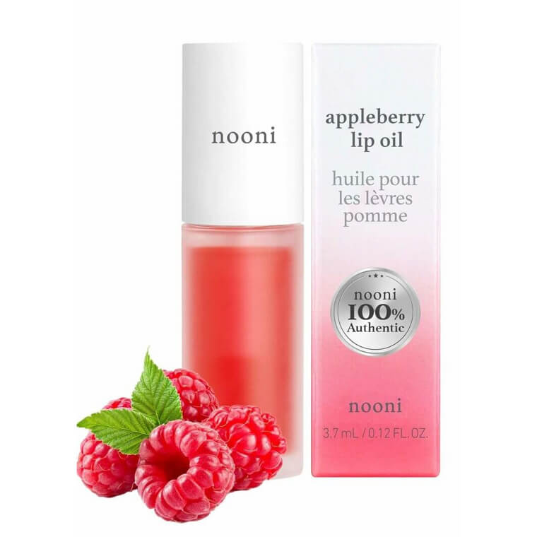 NOONI Lip Oil - Vegan, Moisturizing, Long-Lasting Lip Tint