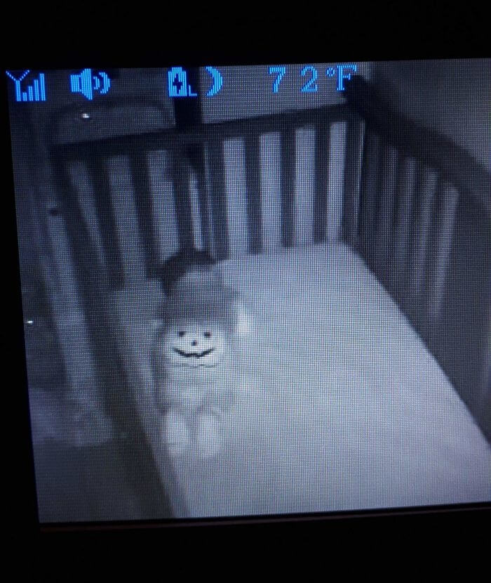 They Forgot That Their Son Was Wearing A Halloween Onesie When They Checked On Him