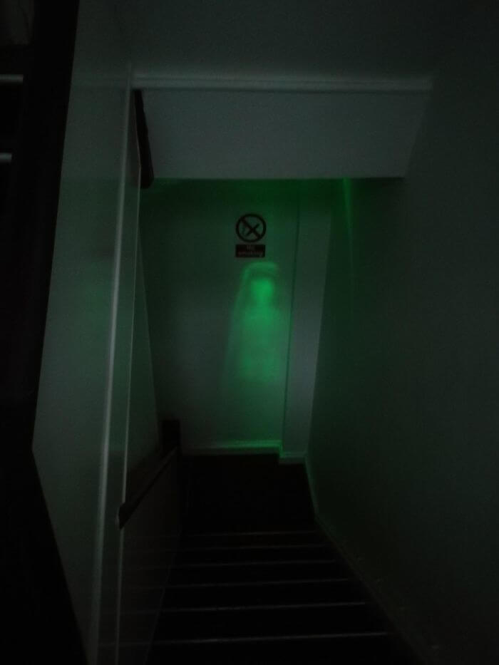 The Emergency Light In The Hallway Caused Quite The Scare