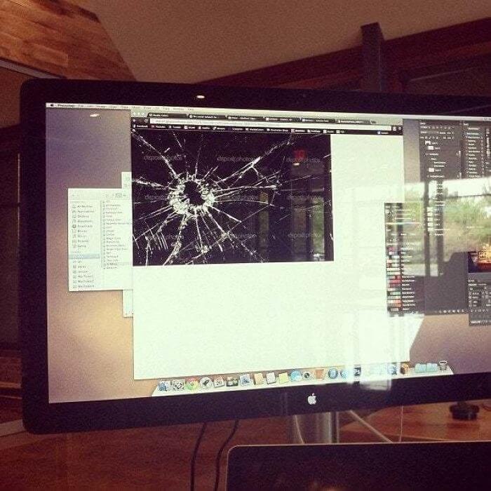 Don't Look Up Broken Glass Pictures Unless You Want A Heart Attack