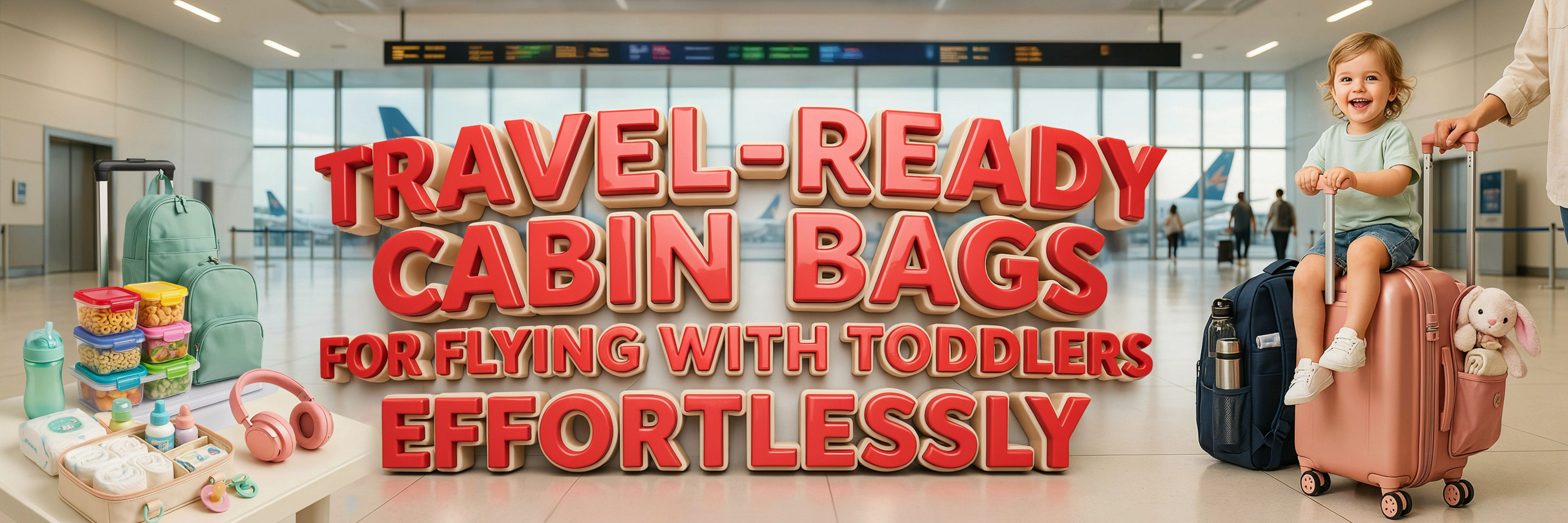 Must-Have Cabin Bags for Parents Flying With Toddlers