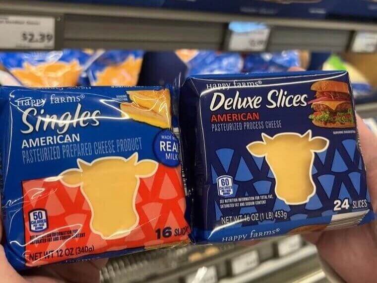 High-Fat or Processed Cheese