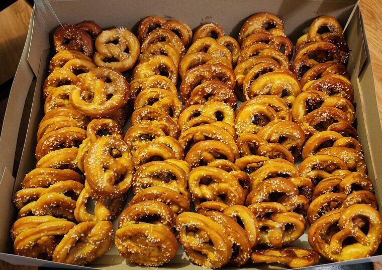 Mass-Produced Pretzels