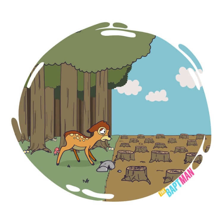 Bambi And The Fallen Forest