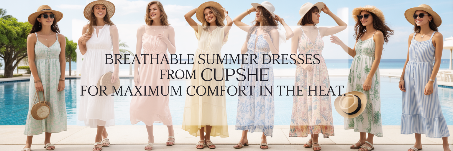 Breathable Summer Dresses from Cupshe for Maximum Comfort in the Heat
