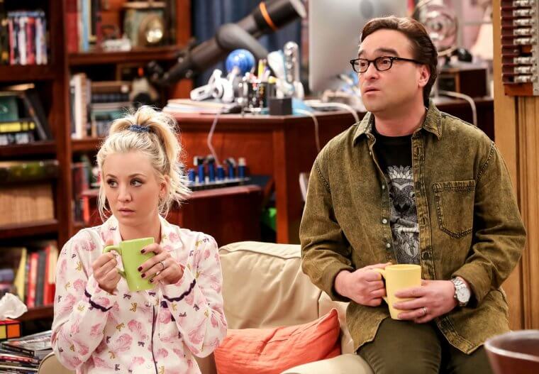Kaley Cuoco And Johnny Galecki - The Big Bang Theory