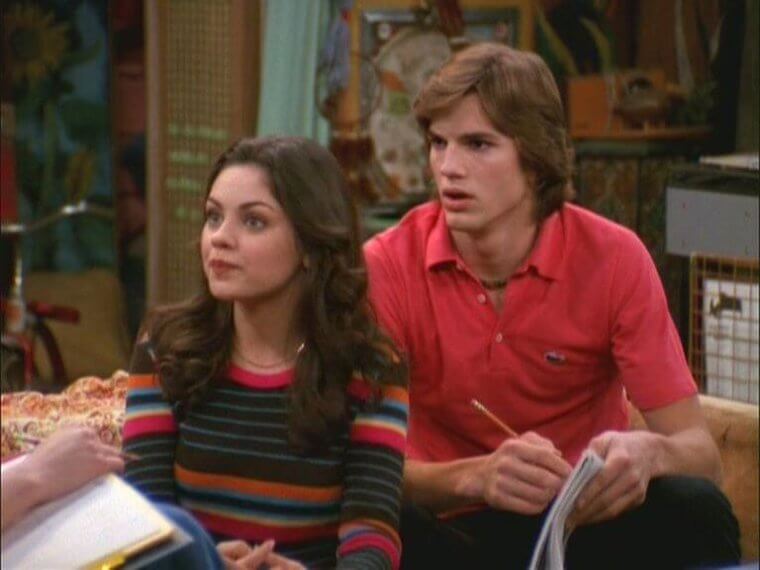 Ashton Kutcher And Mila Kunis - That '70s Show