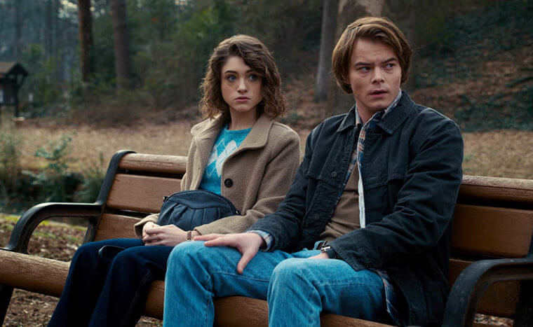 Natalia Dyer And Charlie Heaton - Stranger Things