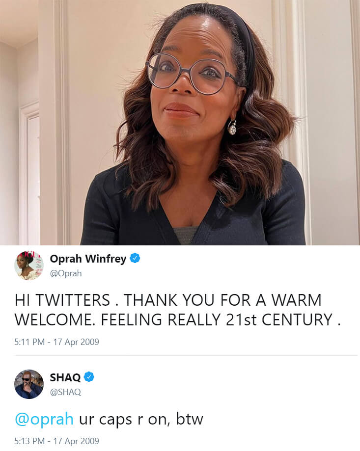 Oprah Joined Social Media - And Shaq Had Something to Say