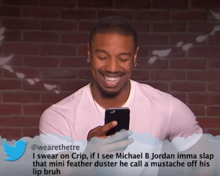 Michael B. Jordan’s Feather Duster Mustache