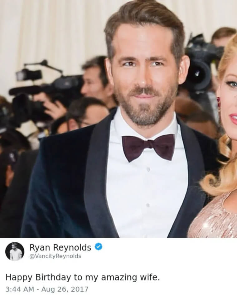 Ryan Reynolds Congratulates Ryan Reynolds