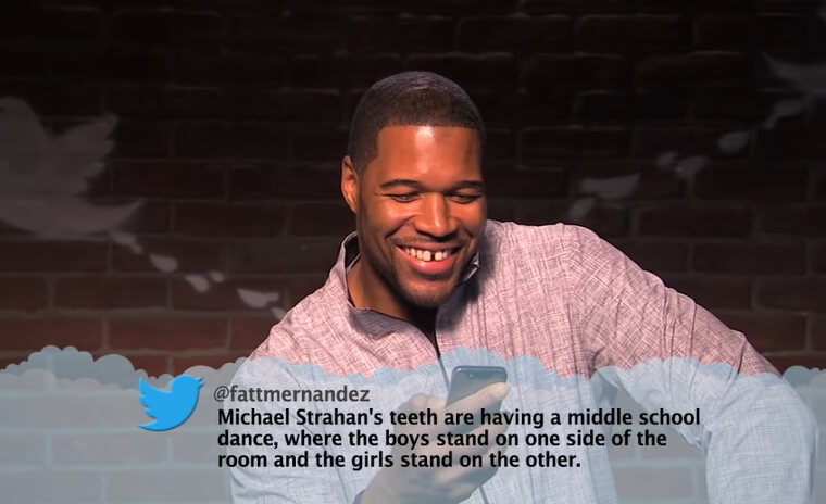 Michael Strahan's Teeth Are Having a Permanent Party